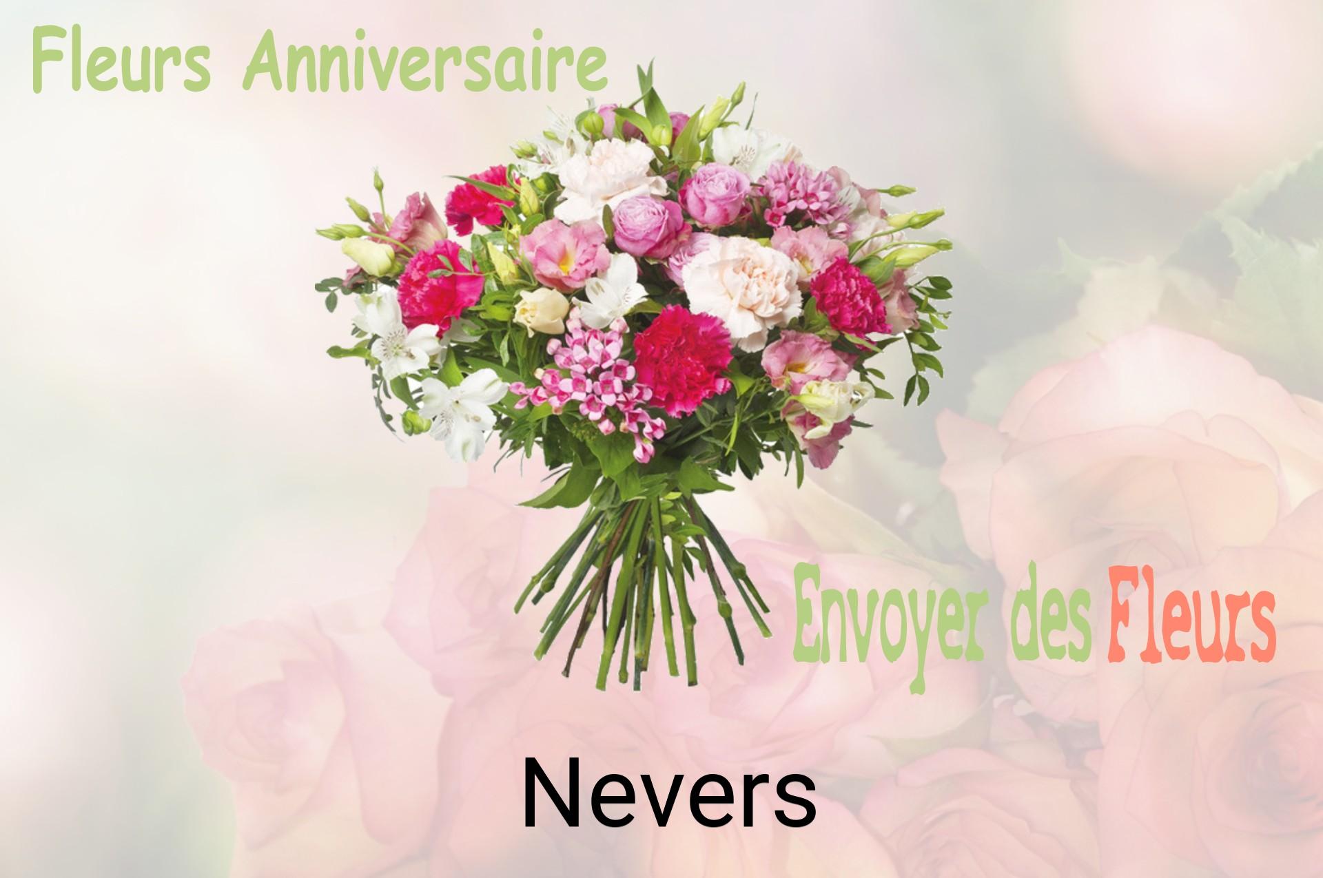 Bouquet de fleurs d’anniversaire livré à Nevers